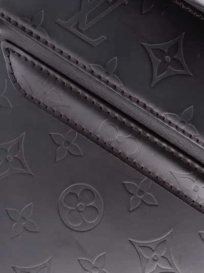 Pre-owned Louis Vuitton Charly Camera Bag Monogram Glace Leather Crossbody Bag In Brown