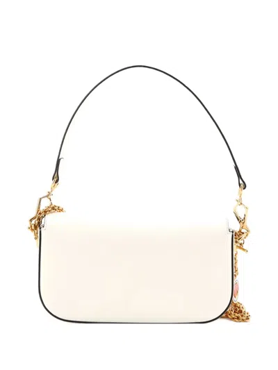 Pre-owned Gucci X Adidas Horsebit 1955 Leather East West Shoulder Bag In White