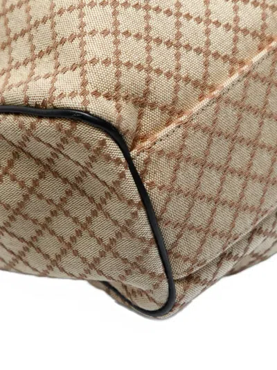 Pre-owned Gucci 2000-2015s Sookie Patterned Tote Bag In Neutral