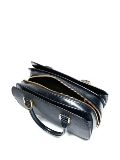 Pre-owned Louis Vuitton 2003 Pont Neuf Epi Tote Bag In Black
