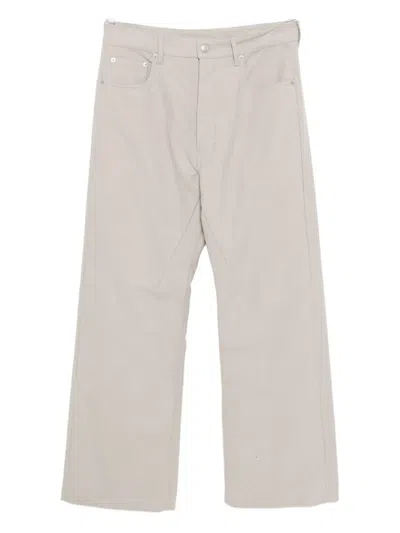 Rick Owens Geth Wide-leg Trousers In Neutral