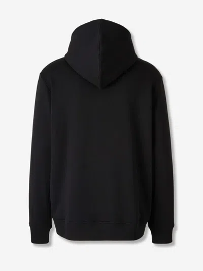 Balmain Printed Hooded Sweatshirt In Black