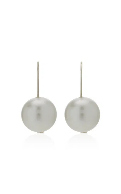 Sophie Buhai Sterling Silver Pearl Earrings In Metallic