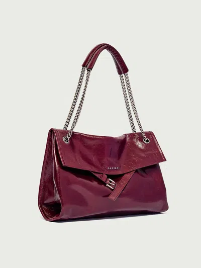 Orciani Leather Bag In Red