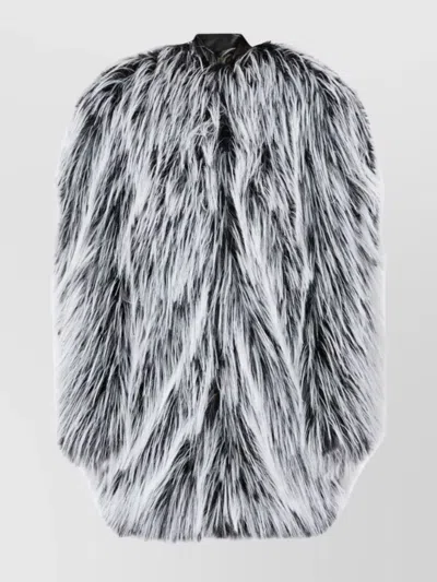 Sportmax "now1234" Ecofur Jacket In Gray