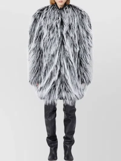 Sportmax "now1234" Ecofur Jacket In Gray