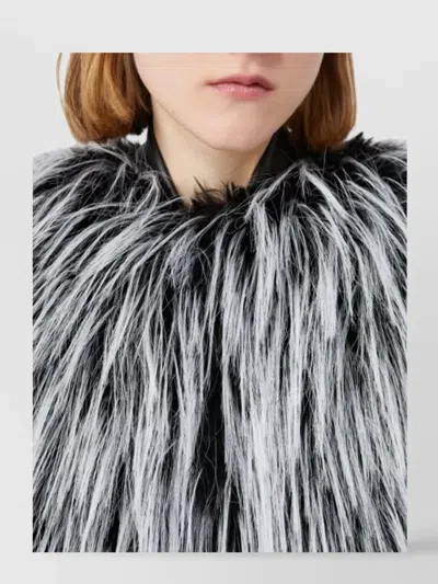 Sportmax "now1234" Ecofur Jacket In Gray