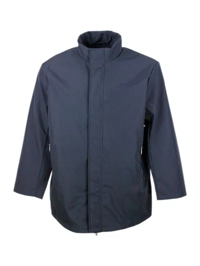 Armani Exchange Coats In Blue