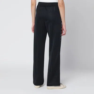 Golden Goose Black Jogging Trousers With Stars Women In Black