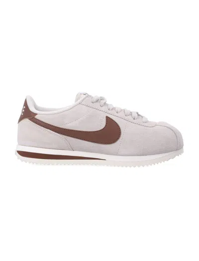 Nike Cortez Suede Trainers In Animal Print
