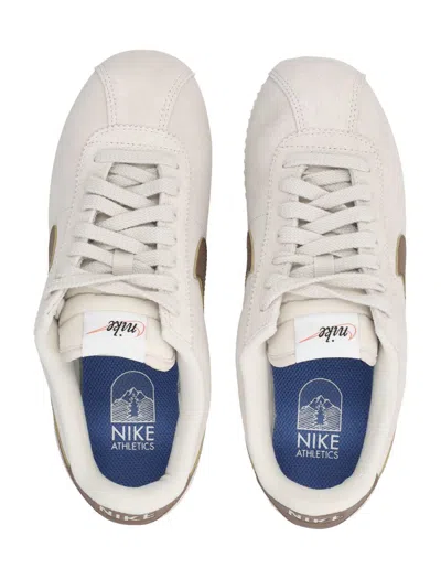 Nike Cortez Suede Trainers In Animal Print