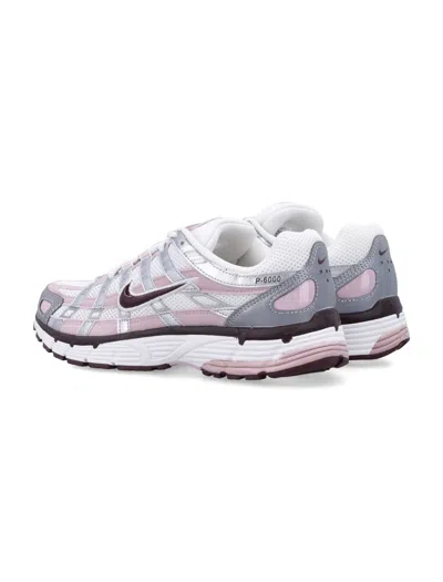 Nike Silver Panelled Trainers In Animal Print