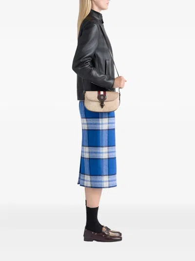 Bally Small Flap Shoulder Bag In Neutral