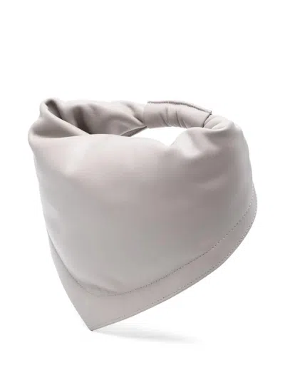 Federico Cina Midi Tortellino Leather Tote Bag In White