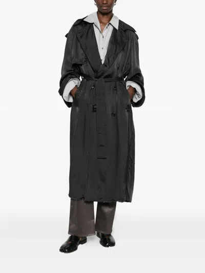 Federico Cina Oversize Trench Clothing In Gray