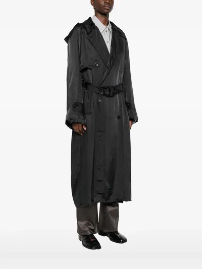 Federico Cina Oversize Trench Clothing In Gray