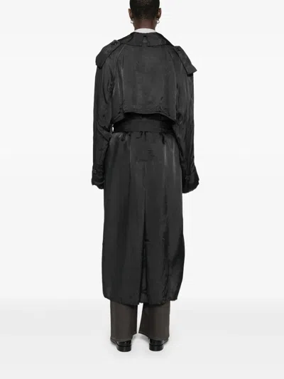 Federico Cina Oversize Trench Clothing In Gray