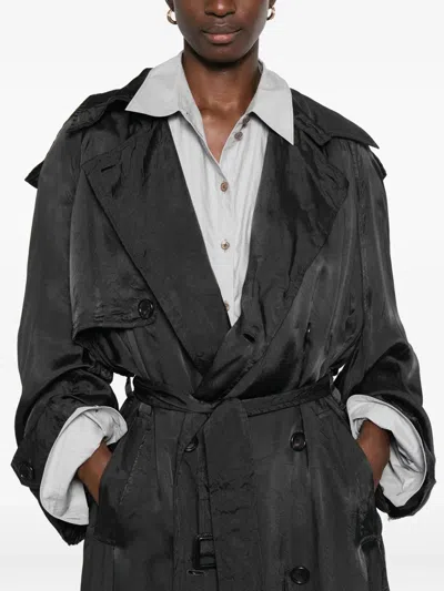 Federico Cina Oversize Trench Clothing In Gray