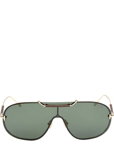 Tom Ford Eyewear Sunglasses In Metallic