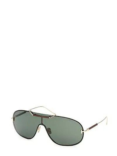 Tom Ford Eyewear Sunglasses In Metallic