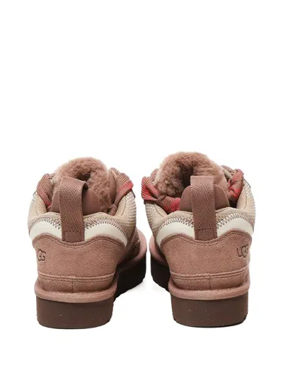 Ugg Lowmel Mesh And Suede Sneakers Shoes In Brown