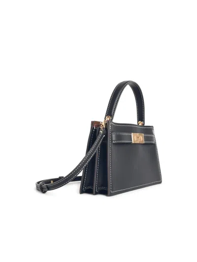Tory Burch 'petite Lee Radziwill' Mini Bag In Black