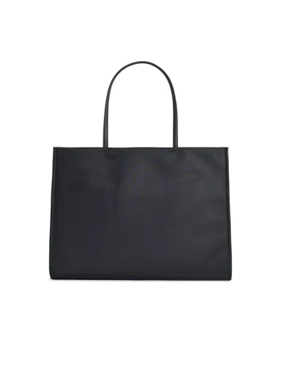 Tory Burch Large 'ella' Black Nylon Bag In Black