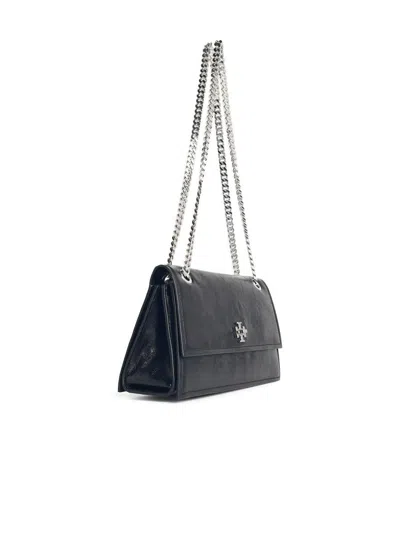 Tory Burch Medium 'kira' Crossbody Bag With Black Leather Giretto Detail In Black