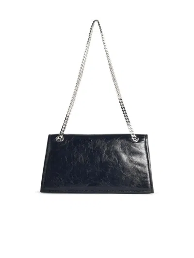 Tory Burch Medium 'kira' Crossbody Bag With Black Leather Giretto Detail In Black