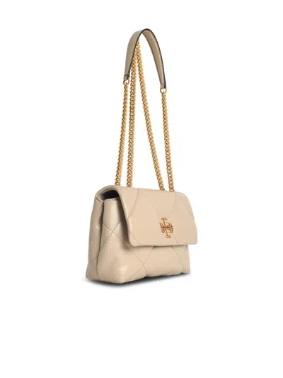 Tory Burch Small Kira Diamond Quilted Convertible Leather Shoulder Bag In Neutral