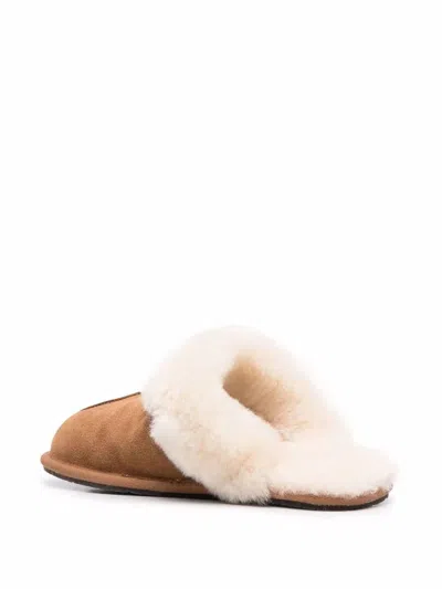 Ugg Scuffette Ii Slippers With Wool Lining Shoes In Brown