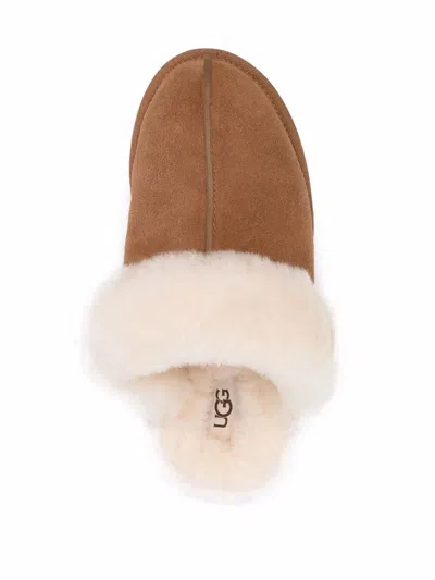 Ugg Scuffette Ii Slippers With Wool Lining Shoes In Brown