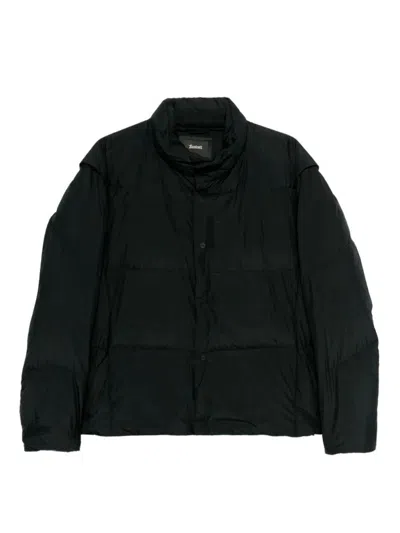 Laminar High-neck Quilted Jacket Clothing In Black