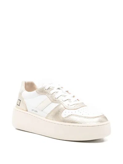 Date D.a.t.e. Court Platform Laminated Shoes In Multi