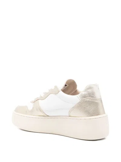 Date D.a.t.e. Court Platform Laminated Shoes In Multi