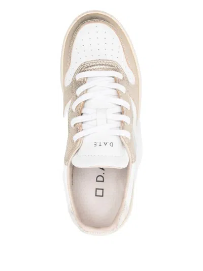 Date D.a.t.e. Court Platform Laminated Shoes In Multi