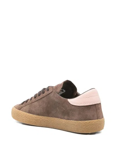 Date D.a.t.e. Hill Low Suede Shoes In Brown