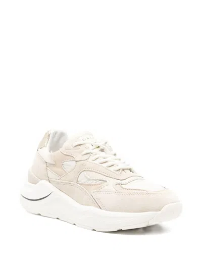 Date D.a.t.e. Fuga Shiny Shoes In Neutral