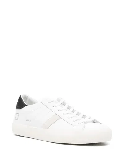 Date D.a.t.e. Hill Low Calf Shoes In White