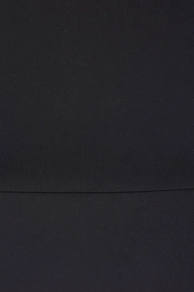 Valentino Structured Technical Jersey Sweatshirt In Black