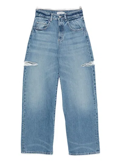 Icon Denim Poppy Eco Wide-leg Jeans In Blue