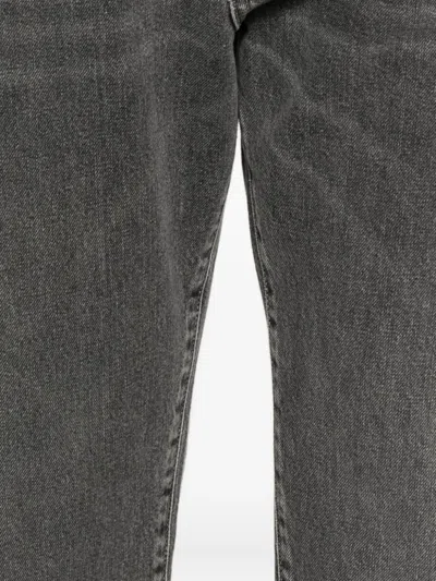 Amaranto Logo-patch Jeans In Gray