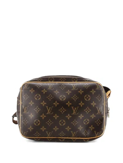 Pre-owned Louis Vuitton Reporter Bag Monogram Canvas Pm Crossbody Bag In Brown