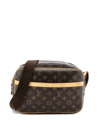 Pre-owned Louis Vuitton Reporter Bag Monogram Canvas Pm Crossbody Bag In Brown