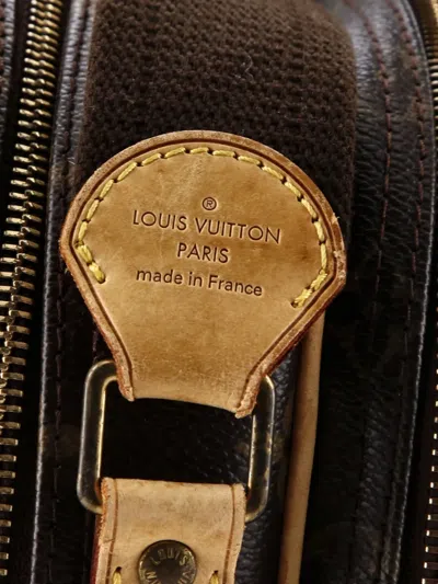 Pre-owned Louis Vuitton Reporter Bag Monogram Canvas Pm Crossbody Bag In Brown