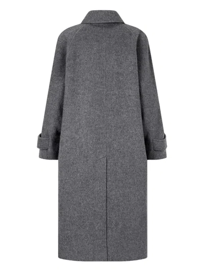 Studio Tomboy Single-breasted Coat In Gray