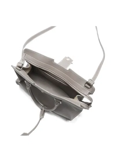 Pre-owned Saint Laurent 2019 Baby Cabas Tote Bag In Gray