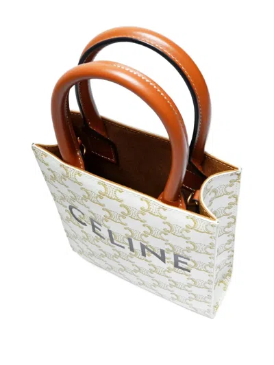 Pre-owned Celine 2020 Mini Vertical 2way Tote Bag In Neutral