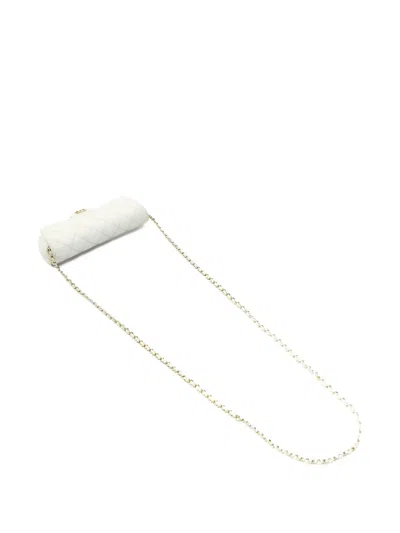 Pre-owned Chanel 2021-2022 Holder Quilted Shoulder Bag In Neutral