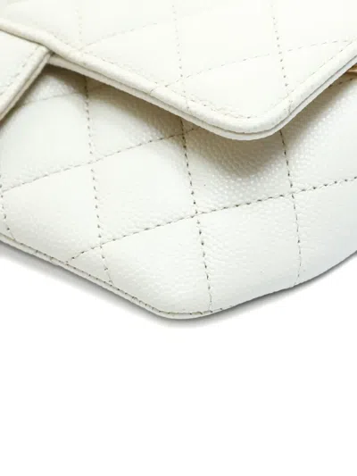 Pre-owned Chanel 2021-2022 Holder Quilted Shoulder Bag In Neutral